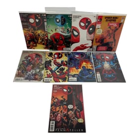 Marvel Spider-Man and Deadpool Comic Books