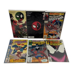 Marvel Spider-Man and Deadpool Comic Books