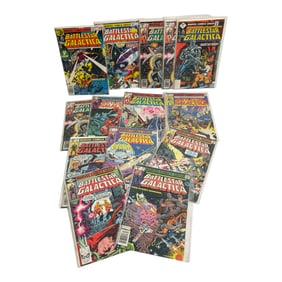 Battlestar Galactica Vintage Marvel Comic Book Lot