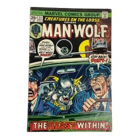 Marvel Creatures on the Loos Man-Woolf #31 Vintage Comic Book