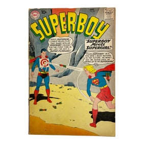Superboy #80 DC Supergirl Meeting Vintage Comic Book