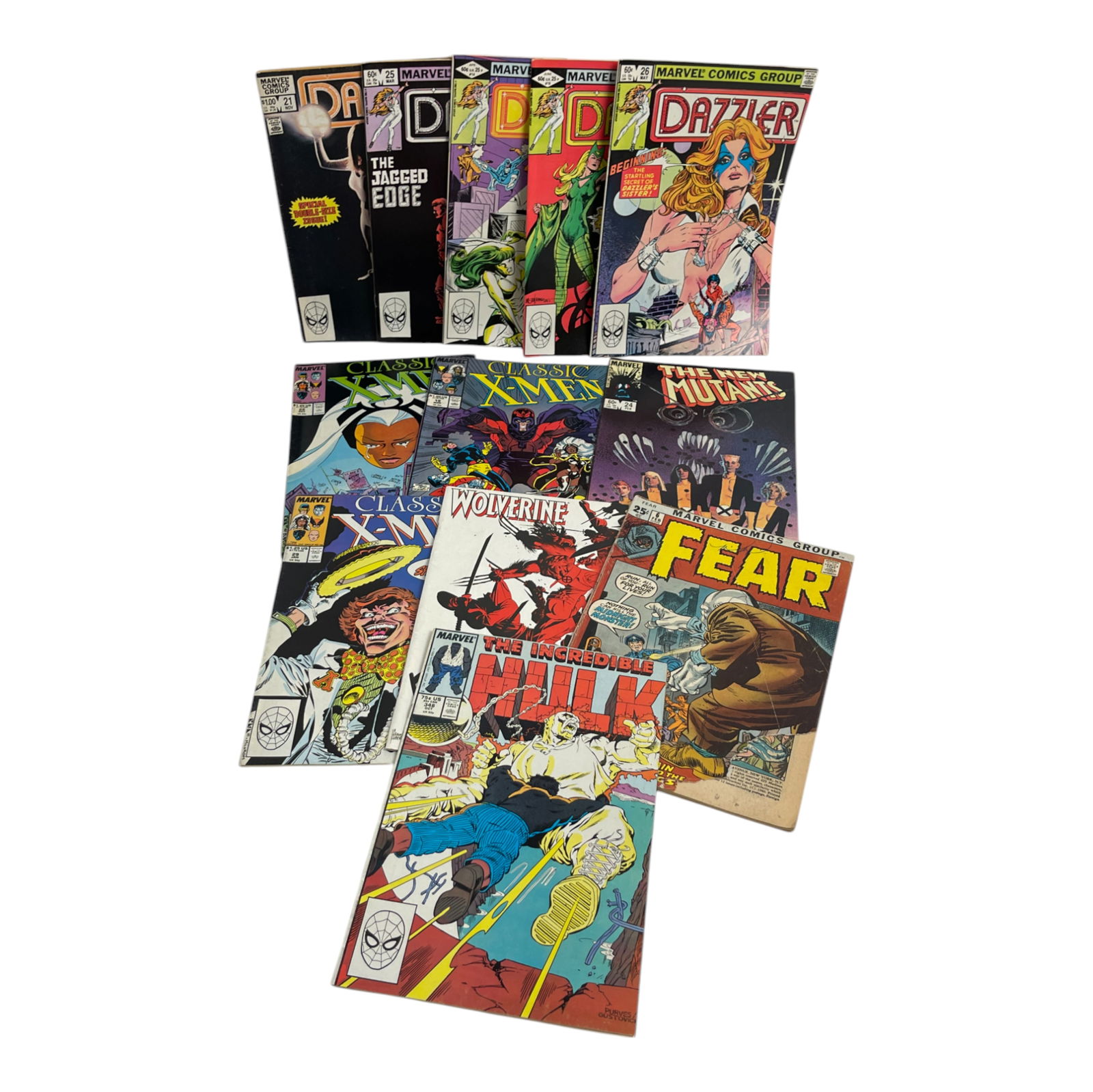 Vintage Dazzler Wolverine Marvel Comic Book Lot (1 of 8)