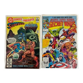 Marvel Secret Wars #1 and Superman 47 Comic Books