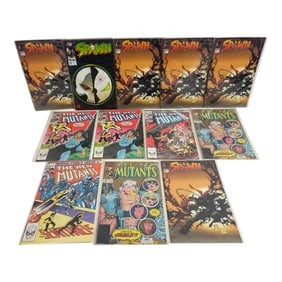 Spawn and New Mutants Comic Book Lots
