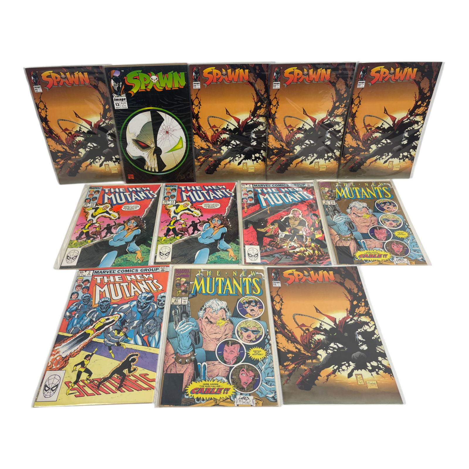 Spawn and New Mutants Comic Book Lots (1 of 4)