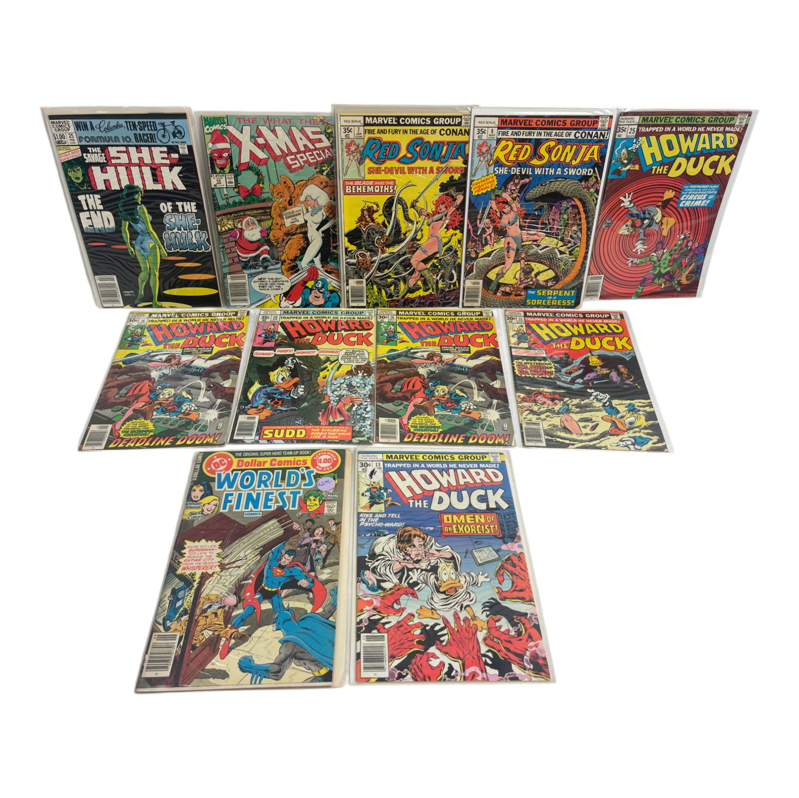 Marvel She Hulk Howard and Red Sonja Comic Book Lot (1 of 4)