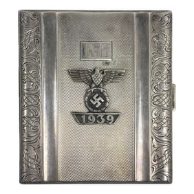 German WW2 1939 Cigarette Case