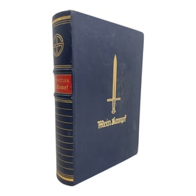 Mein Kampf - Adolf Hitler 50th Birthday Edition Hardcover 1939 WW2 German Book