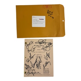Beverly Hills 90210 1999 Cast Signed TV Show Script