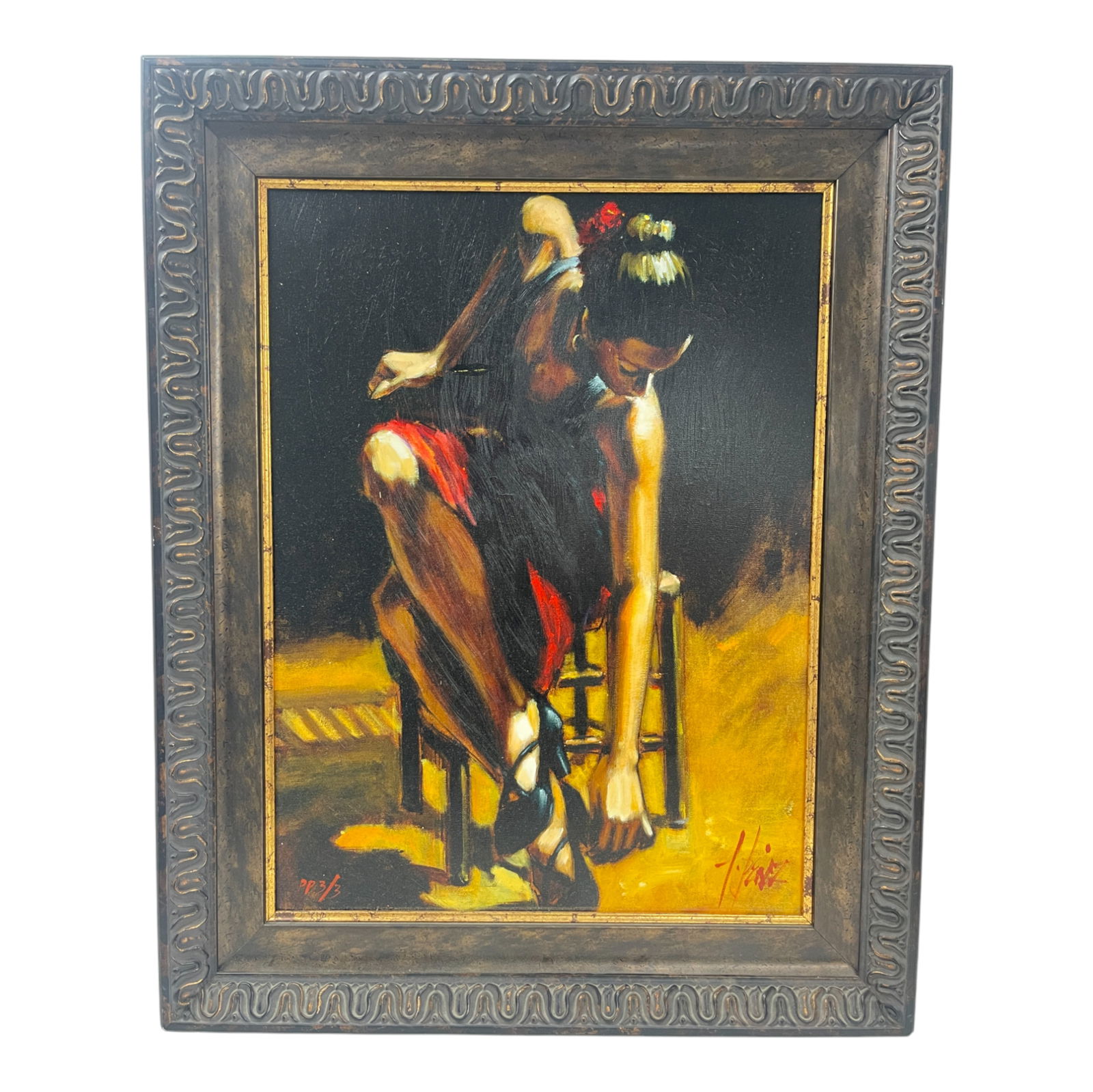 Fabian Perez Oil Painting on Canvas Signed Lower Right Dated Lower Left (1 of 7)