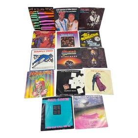 Vintage 45RPM Vinyl Record Collection Lot