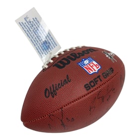 Troy Aikman and Emmet Smith Signed Wilson Foootball