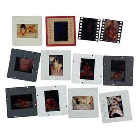 Vintage Pin Up Nude Female Model Photo Slides Erotic Photographer Adult Lot 12