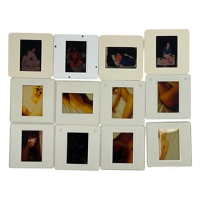 Vintage Pin Up Nude Female Model Photo Slides Erotic Photographer Adult Lot 12