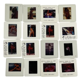 Vintage Pin Up Nude Female Photo Slides Negatives Erotic Lot