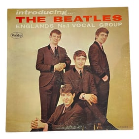 VINYL RECORD THE BEATLES INTRODUCTION ENGLANDS N1 VOCAL GROUP FIRST PRESSING
