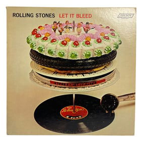 VINYL RECORD ROLLING STONES LET IT BLEED LONDON RECORDS