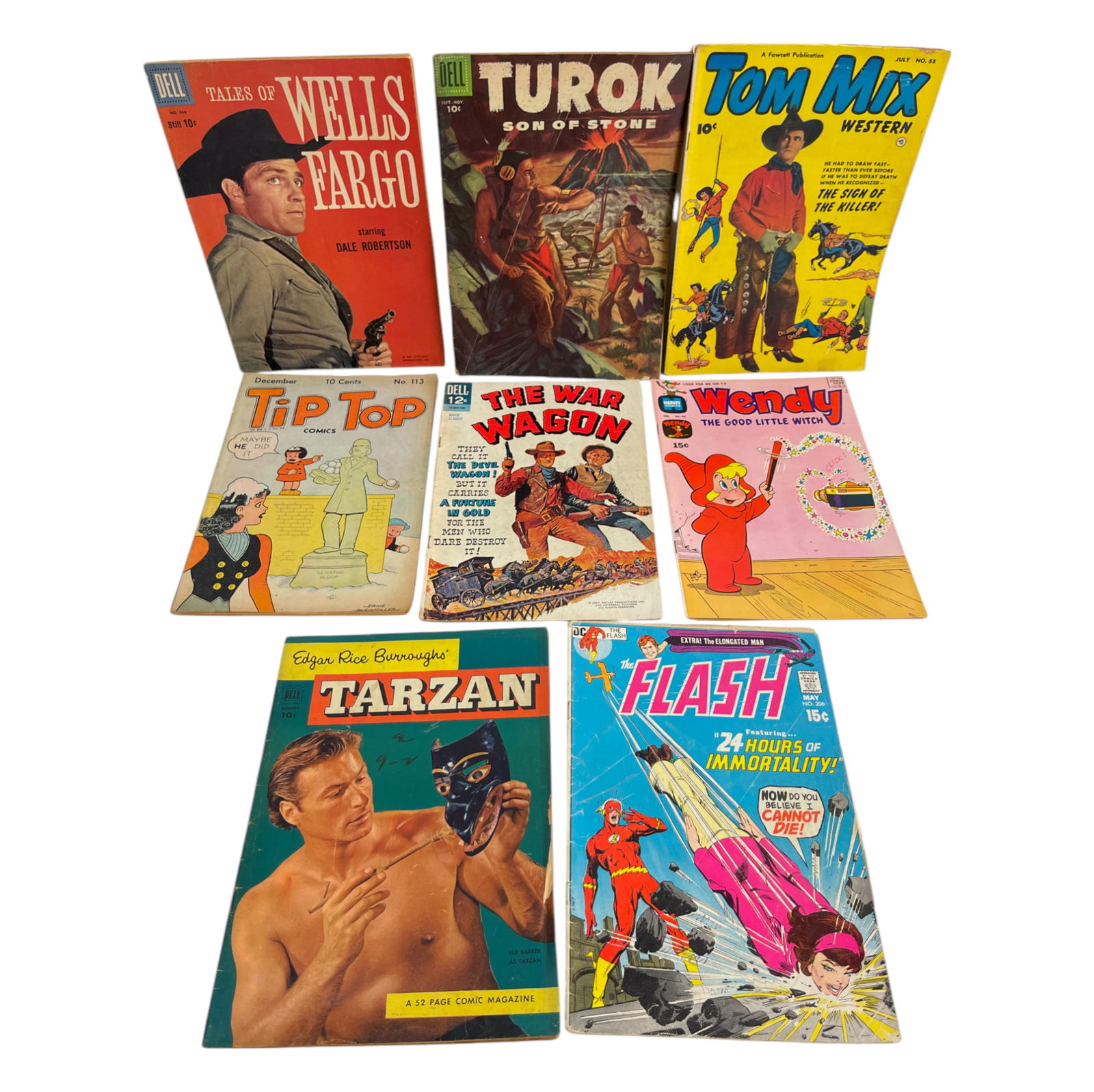 Silver Age Vintage DC Comic Books Lot of 8 12c, 15c (1 of 4)