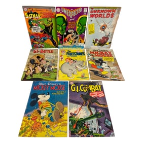 Silver Age Vintage DC Comic Books Lot of 8 12c, 15c