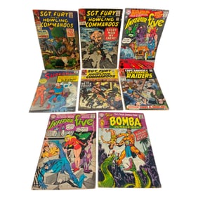 Silver Age Vintage DC Comic Books Lot of 8 12c, 15c