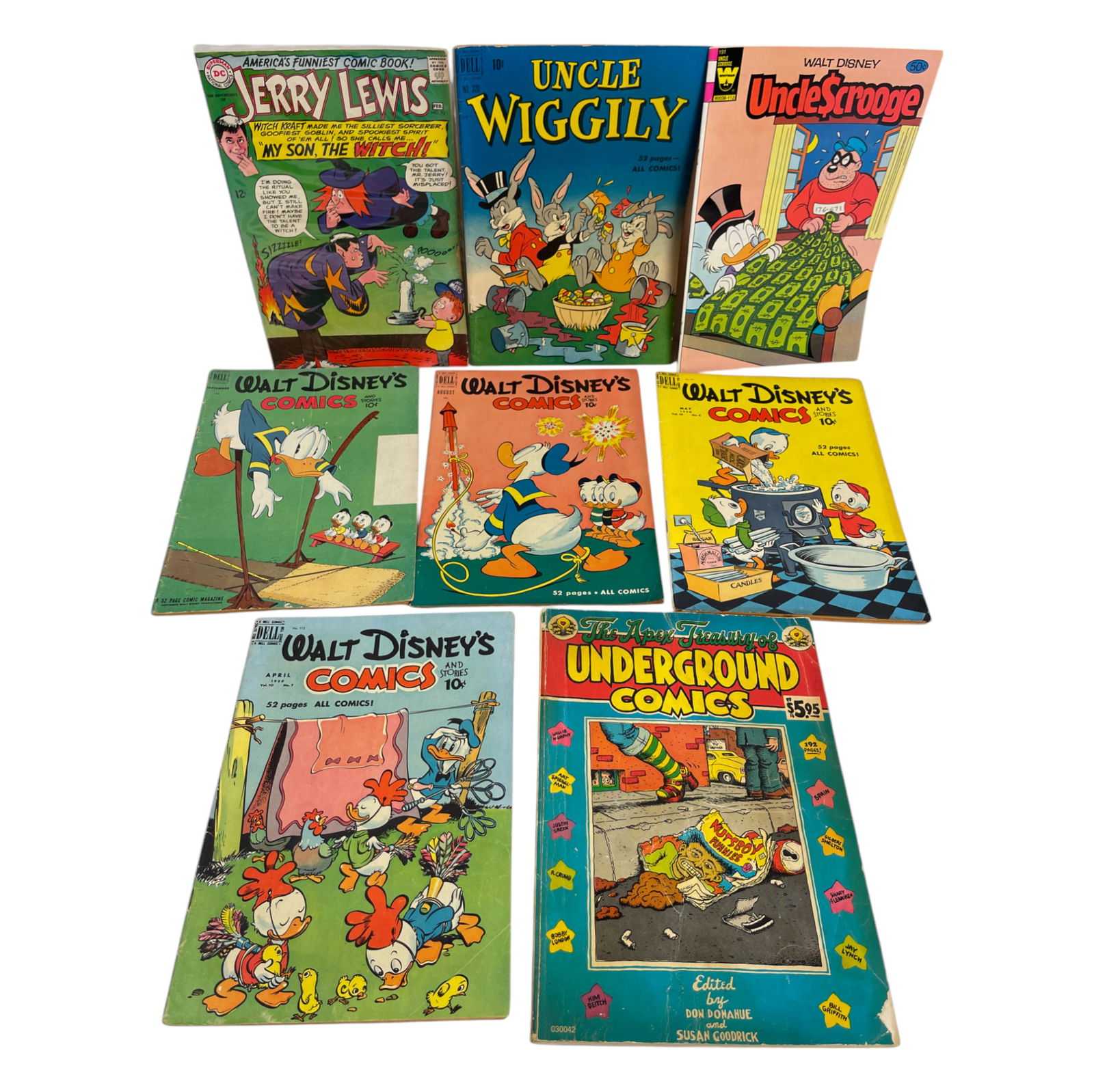 Silver Age Vintage DC Comic Books Lot of 8 12c, 15c (1 of 4)