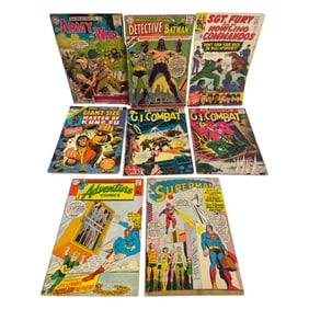 Silver Age Vintage DC Comic Books Lot of 8 12c, 15c