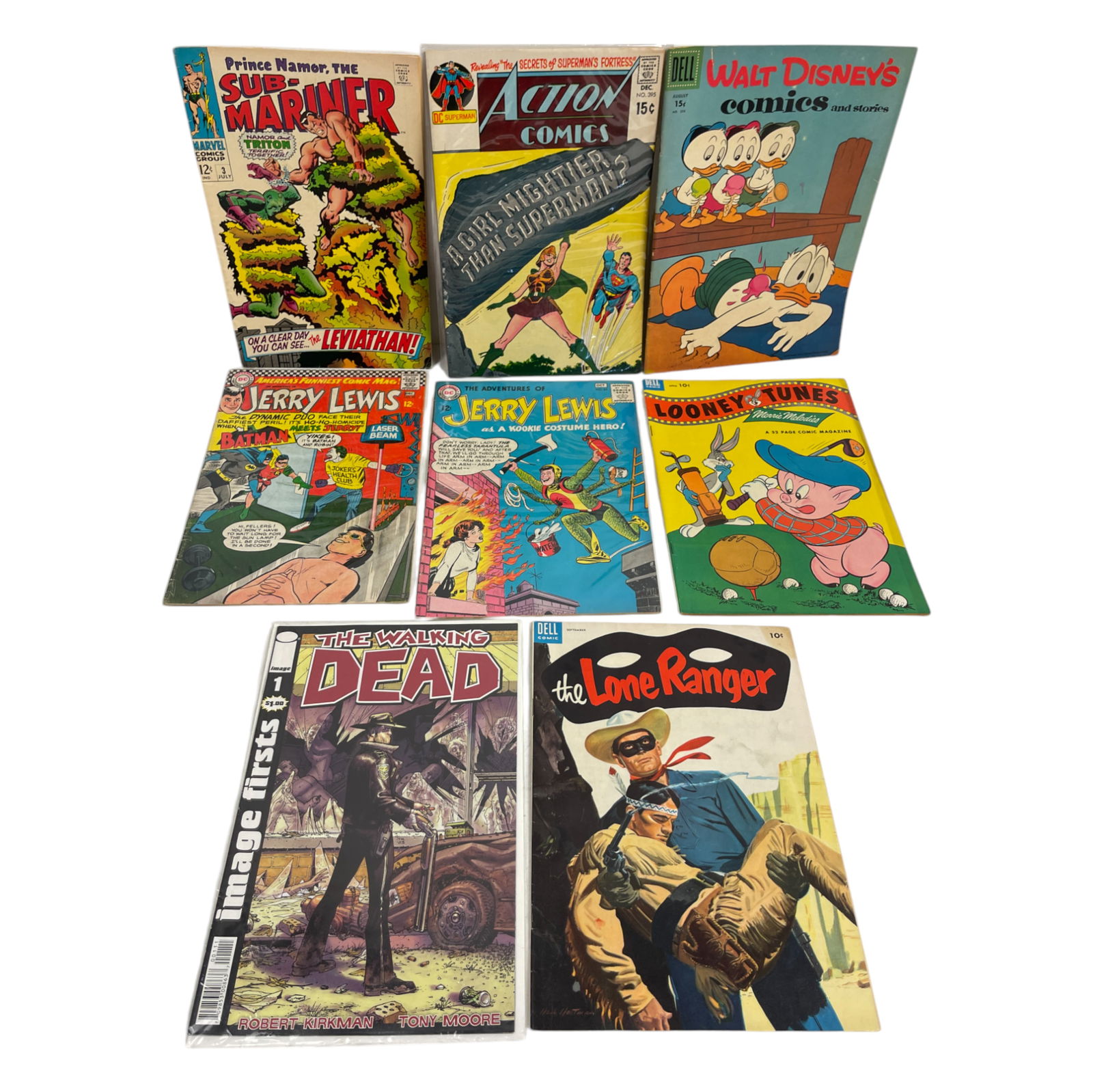 Silver Age Vintage DC Comic Books Lot of 8 12c, 15c (1 of 4)