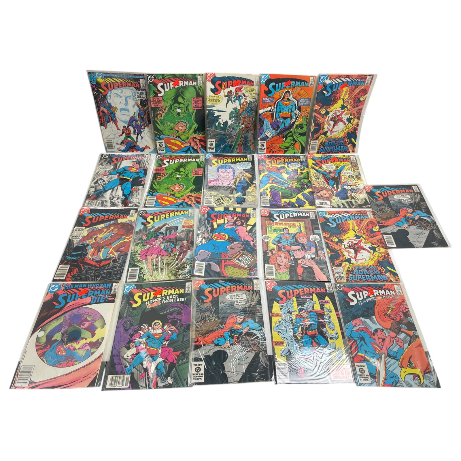 Vintage Superman Comic Book Marvel DC Collection Lot 20 comics (1 of 5)