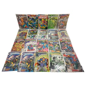 Vintage Superman Comic Book Marvel DC Collection Lot 20 comics