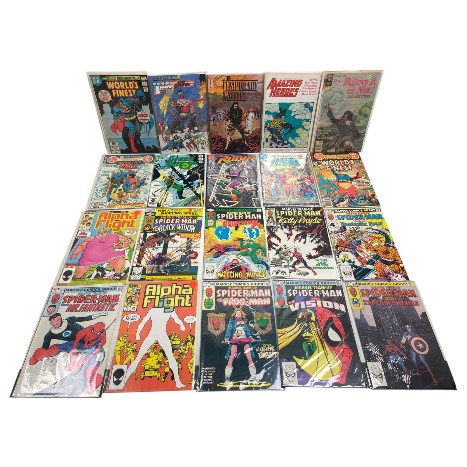 Vintage Comic Book Marvel DC Collection Lot 20 comics (1 of 6)