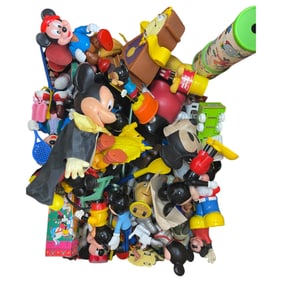Huge Vintage Disney Action Figurine Collection Lot