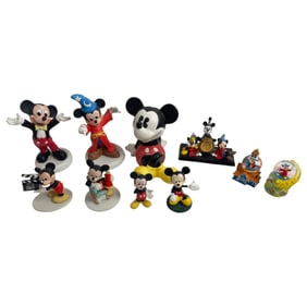 Disney Disneyland Mini Sculpture Figure Collection Lot