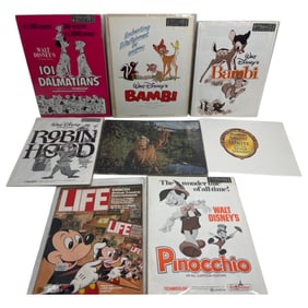 Vintage 1980s Disney Pressbooks and Magazines