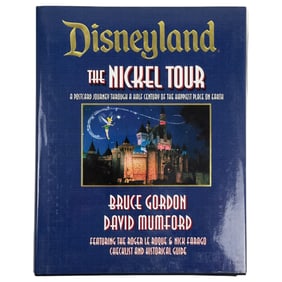 Disneyland Nickel Tour HC Book Signed by Bruce Gordon and David Mumford