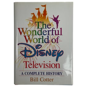 The Wonderful World of Disney Television HC Book Signed by Bill Justice & Bill Cotter