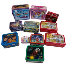 Vintage Disney Lunch Box Collection Lot