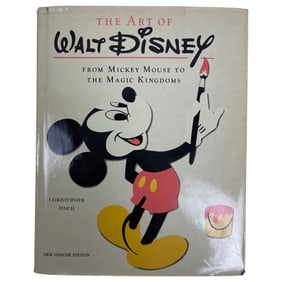 The Art of Walt Disney HC Book Signed by Christopher Finch