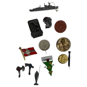 WW2 WWII German War Medal Pin Collection Lot