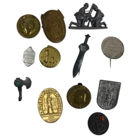 WW2 WWII German War Medal Pin Collection Lot