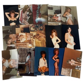 Vintage Erotic Nude Burlesque Risque Adult Photo Collection Lot Biker