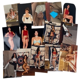 Vintage Erotic Nude Burlesque Risque Adult Photo Collection Lot Biker