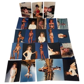 Vintage Erotic Nude Burlesque Risque Adult Photo Collection Lot Biker