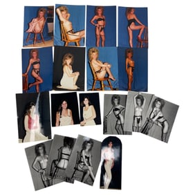 Vintage Erotic Nude Burlesque Risque Adult Photo Collection Lot Biker