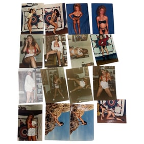 Vintage Erotic Nude Burlesque Risque Adult Photo Collection Lot Biker