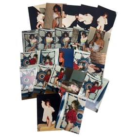 Vintage Erotic Nude Burlesque Risque Adult Photo Collection Lot Biker