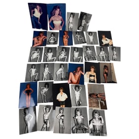 Vintage Erotic Nude Burlesque Risque Adult Photo Collection Lot Biker