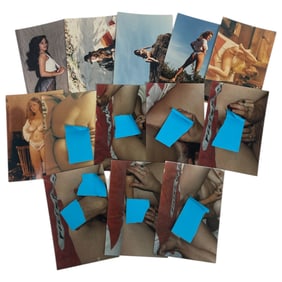 Vintage Erotic Nude Burlesque Risque Adult Photo Collection Lot Biker