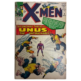 X-MEN #8 FIRST APP UNUS KIRBY CLASSIC 1964 Vintage Comic Book