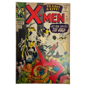 X-Men #23  Count Nefaria Appearance! Cyclops! Beast! Marvel 1966