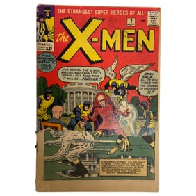 UNCANNY X-MEN # 2 LEE KIRBY 1963 1ST VANISHER 2ND XMEN Vintage Comic Book